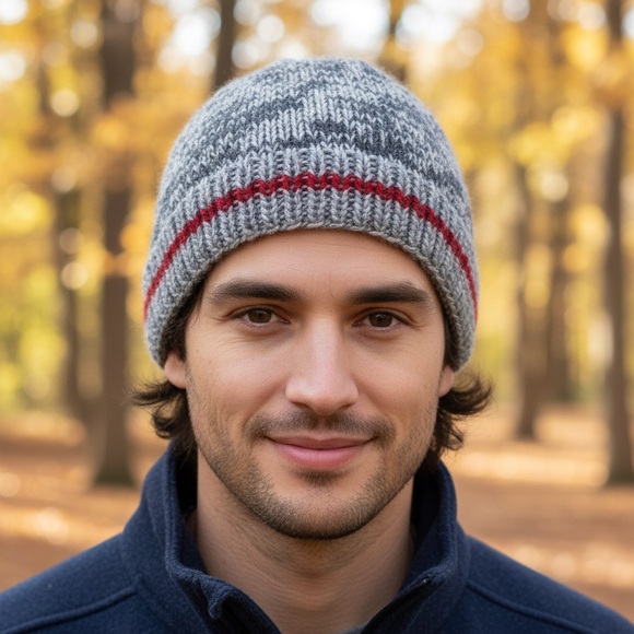 Mens Woolen winter cap - Picture 1 of 7
